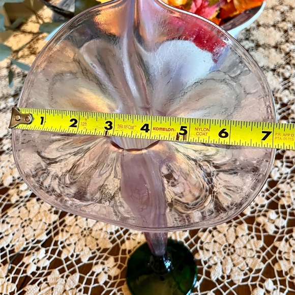 Rick Strini Hand Crafted Art Glass Vase Signed - Picture 7 of 10